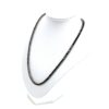 Black Spinel Natural Gemstone 18″ Sterling Silver .925 Necklace 4