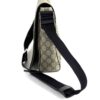 Rear three quarter with the strap extended behind