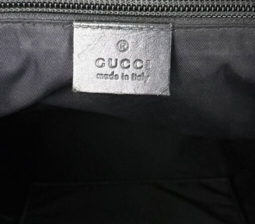 Gucci Supreme Monogram Web Flap Messenger Bag Black - Image 8