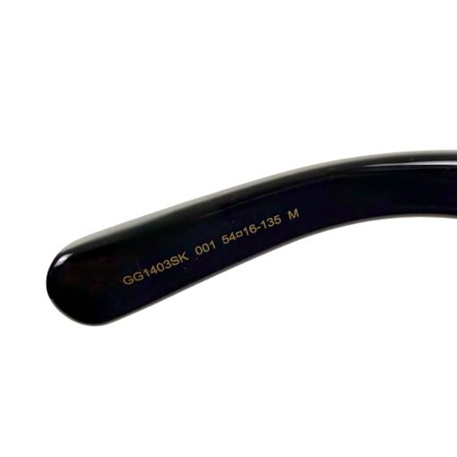 GUCCI GG1403SK Black Sunglasses with Gold Hardware - Image 10