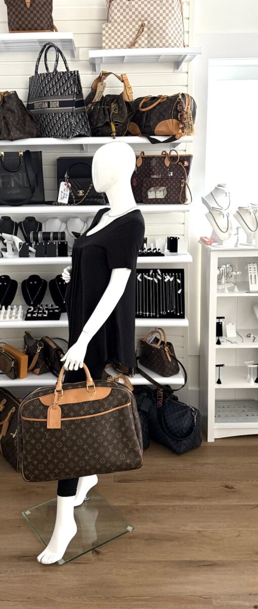 Louis Vuitton Monogram Alize 24 Heures Luggage - Image 2
