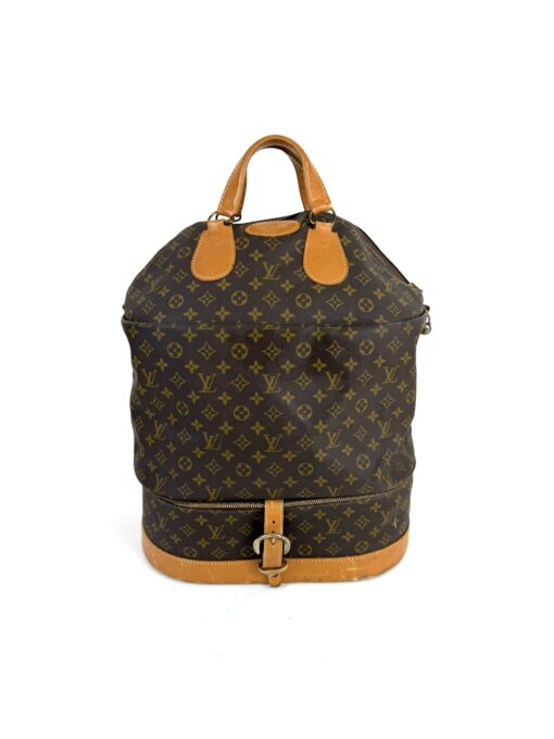 Vintage XL Louis Vuitton French Company Monogram Travel Steamer Bag
