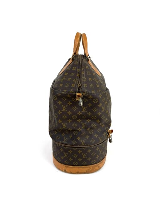 Vintage XL Louis Vuitton French Company Monogram Travel Steamer Bag - Image 7