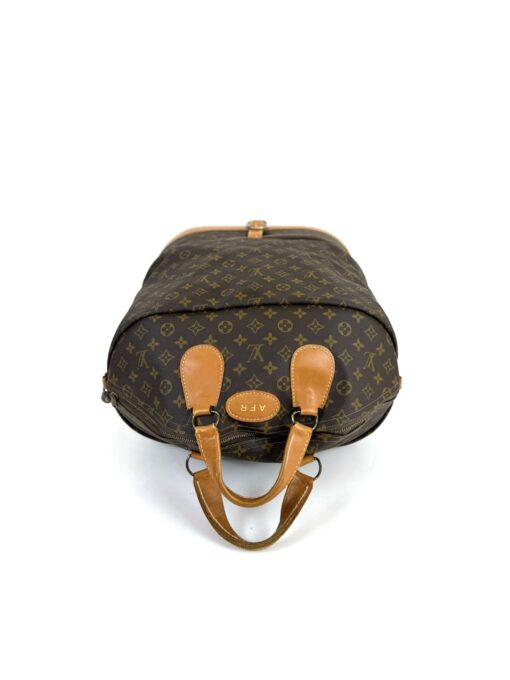 Vintage XL Louis Vuitton French Company Monogram Travel Steamer Bag - Image 9