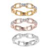 .925 3 Piece Stackable Band Set 1.62 Carats lab grown Diamonds - Size 7