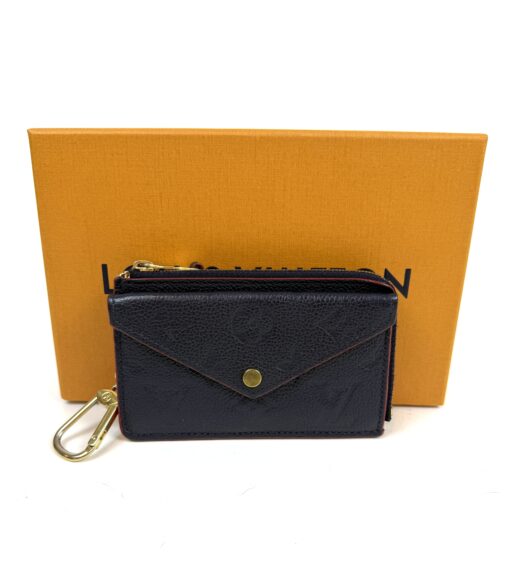 Louis Vuitton Empreinte Recto Verso Card Holder Marina Rouge Navy