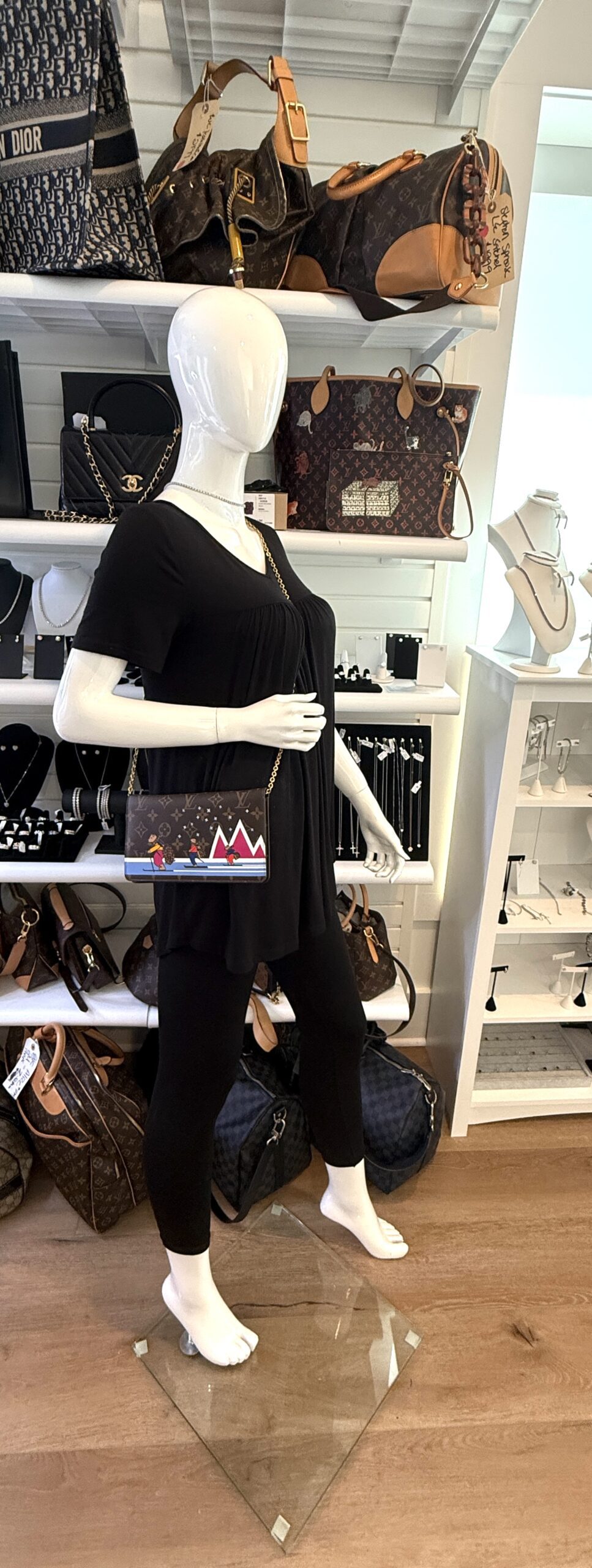 Louis Vuitton Weekend Christmas Animation Pochette Monogram Canvas Crossbody Bag Brown 2 Louis Vuitton Weekend Christmas Animation Pochette Monogram Canvas Crossbody Bag Brown 2