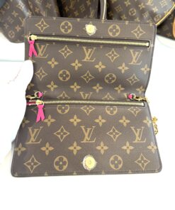 Louis Vuitton Weekend Christmas Animation Pochette Monogram Canvas Crossbody Bag Brown 5