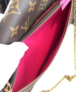 Louis Vuitton Weekend Christmas Animation Pochette Monogram Canvas Crossbody Bag Brown 9