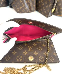 Louis Vuitton Weekend Christmas Animation Pochette Monogram Canvas Crossbody Bag Brown 8