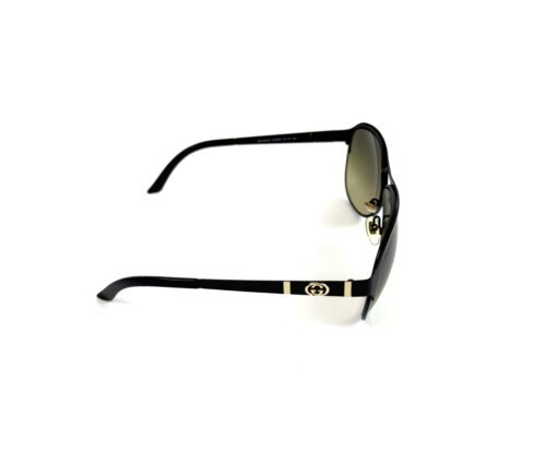 Gucci GG4233 black Aviator Sunglasses with Gold Trim - Image 7