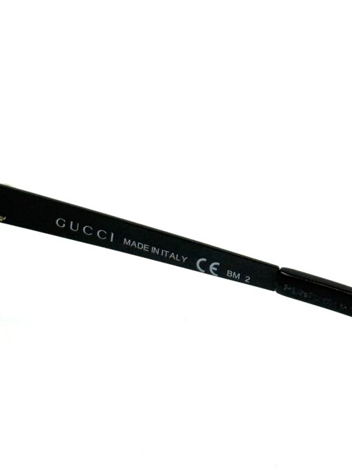 Gucci GG4233 black Aviator Sunglasses with Gold Trim - Image 8