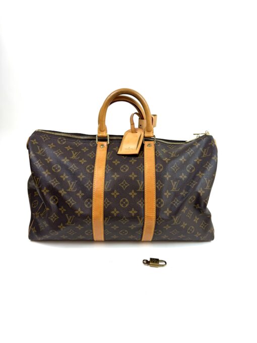 Louis Vuitton Monogram Keepall 45 Duffle - Image 3