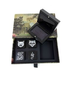 GUCCI Tiger Cat Ink Stamps Collection RARE! Gift Drawer Box Anger Forest