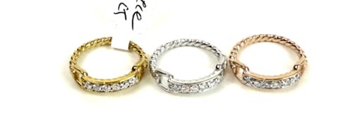 .925 3 Piece Stackable Band Set 1.62 Carats lab grown Diamonds - Size 7 - Image 6