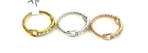 .925 3 Piece Stackable Band Set 1.62 Carats lab grown Diamonds - Size 7 - Image 7