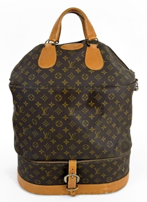 Vintage XL Louis Vuitton French Company Monogram Travel Steamer Bag - Image 16