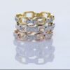 .925 3 Piece Stackable Band Set 1.62 Carats lab grown Diamonds - Size 7 (Copy)