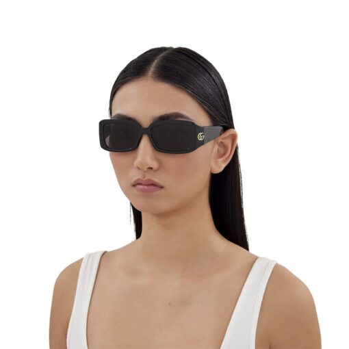 GUCCI GG1403SK Black Sunglasses with Gold Hardware - Image 2