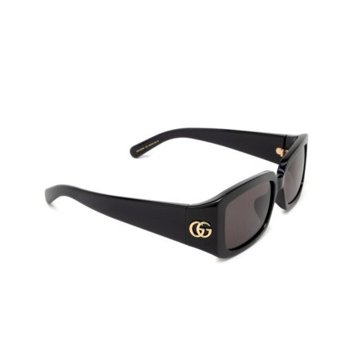 GUCCI GG1403SK Black Sunglasses with Gold Hardware - Image 6