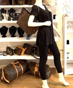 Louis Vuitton Neverfull Damier Ebene MM Cerise Red 2