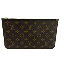 Louis Vuitton Monogram Beige Neverfull Pochette Wristlet 2018 2