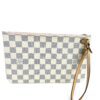 Louis Vuitton Azur Neverfull Pochette Pouch with Rose Ballerine 2021 11