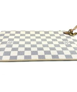 Louis Vuitton Azur Neverfull Pochette Pouch with Rose Ballerine 2021 6