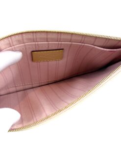 Louis Vuitton Azur Neverfull Pochette Pouch with Rose Ballerine 2021 3