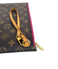 Louis Vuitton Monogram Neverfull Pochette Clutch Pivoine 2016 12