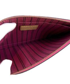 Louis Vuitton Monogram Neverfull Pochette Clutch Pivoine 2016 3