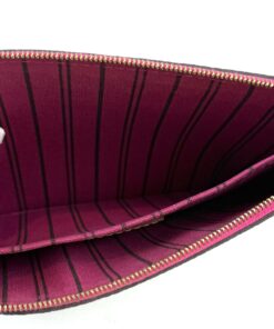 Louis Vuitton Monogram Neverfull Pochette Clutch Pivoine 2016 8