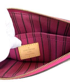 Louis Vuitton Monogram Neverfull Pochette Clutch Pivoine 2016 7