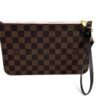 Louis Vuitton Damier Ebene Neverfull Pochette Rose Ballerine 11