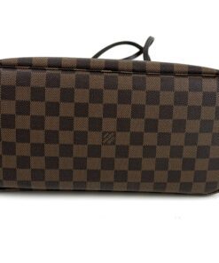 Louis Vuitton Ebene Neverfull MM Tote and Pouch Set with Rose Ballerine Interior 11