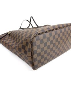 Louis Vuitton Ebene Neverfull MM Tote and Pouch Set with Rose Ballerine Interior 16