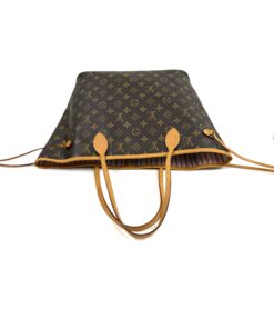 Louis Vuitton Neverfull MM Monogram with Light Pink and Pouch Set 9