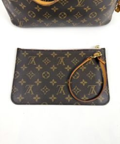 Louis Vuitton Neverfull MM Monogram with Light Pink and Pouch Set 22