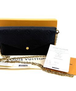 Louis Vuitton Black Empreinte Felicie Crossbody With 2 Inserts 3
