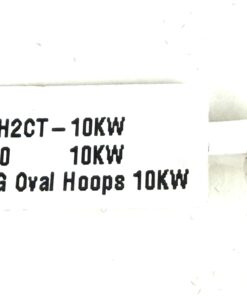 2 TCW Lab Diamonds Large Oval Hoops 10K White Gold Earrings 7