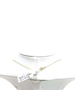 Natural Ruby Cross .02 Natural Diamond Pendant Necklace 10K Yellow Gold 18″ 5