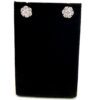 Pair of cluster studs shown on the black display card