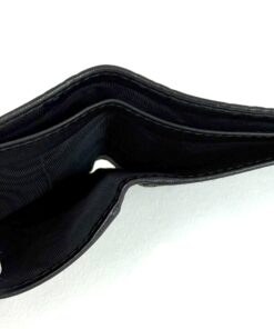 Gucci Guccissima New Britt Bi-Fold Wallet Blaclk Leather SHW 5