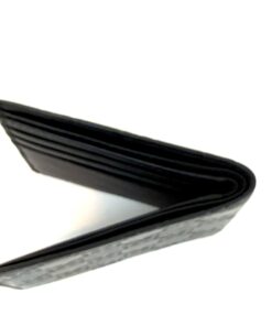 Gucci Guccissima New Britt Bi-Fold Wallet Blaclk Leather SHW 6