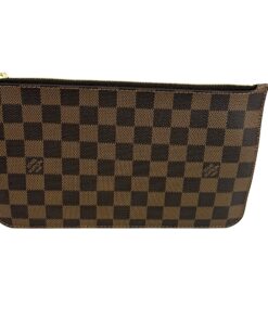 Louis Vuitton Damier Ebene Canvas Neverfull Pochette Cerise Red (Copy) 2