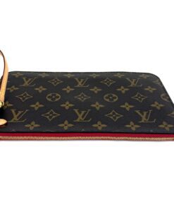 Louis Vuitton Monogram Canvas Neverfull Pochette Cerise Red 11