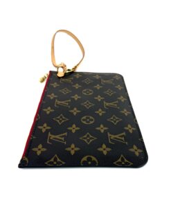 Louis Vuitton Monogram Canvas Neverfull Pochette Cerise Red 10