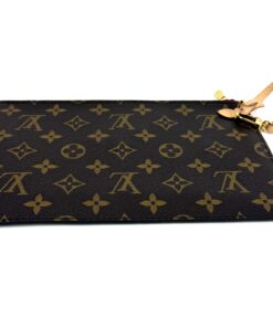 Louis Vuitton Monogram Canvas Neverfull Pochette Cerise Red 9