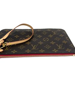 Louis Vuitton Monogram Canvas Neverfull Pochette Cerise Red 8