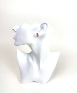 5 TCW Pink Lab Diamond Studs in 14K White Gold (Copy) 4